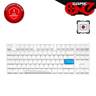 Ducky One 2 RGB White TKL Mechanical Keyboard [Red]