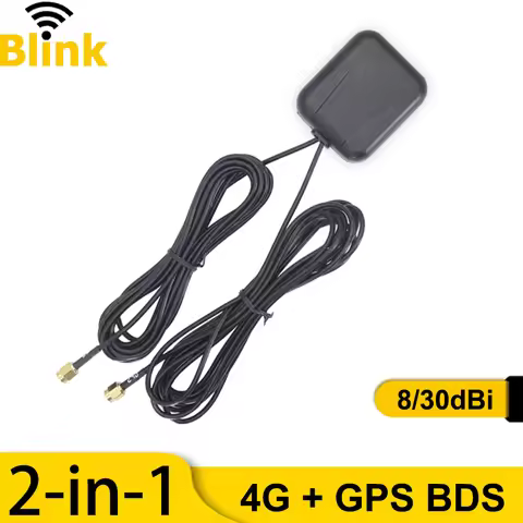 GPS Beidou+4G Outdoor Combined Antenna 8dBi/30dBi Amplifier Car Vehicle Satellite Navigation Positio