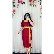 KEAMATAAN DRESS | MOTIF BORNEO | DRESS SABAH | DRESS TRADISI SABAH