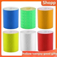 Shopp Cycling Reflective Tape 5cmx3m Safety Adhesive Roll Sticker For Trailers Cars Bike Bicycle Stickers