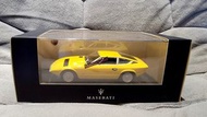 🔱[名車模型]🔱 Maserati 瑪莎拉蒂 原廠 1:43 KHAMSIN 1973 模型 鮮黃色