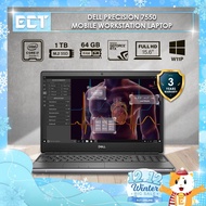 Dell Precision 7550 Mobile Workstation Laptop (i7-10875H 5.10Ghz,1TB SSD,64GB,15.6"FHD,Quadro RTX 50