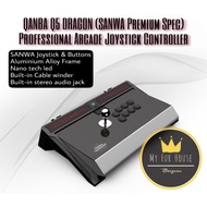 Genuine QANBA Q5 DRAGON Arcade Joystick Controller SANWA Spec Sony PS4 PS3 Android PC360 Nintendo Switch Xinput Games