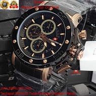 Jam Tangan Pria SWISS ARMY SA-3873 Cronograph ORIGINAL WATCH Fitur Tanggal Aktif dan Crono Aktif Ran