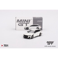[ Box Version ] 1/64 Mini GT 701 Audi ABT RS6-R Glacier White Metallic