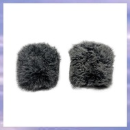 (V L A O)Fur Windscreen for Zoom H5 STUDIO Mic Cover- Artificial Furry Windshield Outdoor Recording 