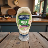 Hellmann’s Garlic & Herb Sauce Sos Bawang Putih Herba Untuk Pizza Ayam Salad