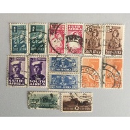 1942-43 South Africa / Suid Africa Small Stamps Complete Set