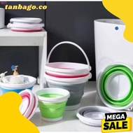 Flash Foldable Bucket 3L 5L 10L Multipurpose Folding Bucket Water Bucket Foldable Collapsible