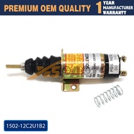 12V  1502-12C2U1B2  Shut off Solenoid Valve For Woodward 2 terminals 1500-2078