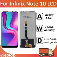 Original For Infinix Note 10 / X693 LCD Tecno Pova 2 / LE7 LCD Display Touch Screen Digitizer