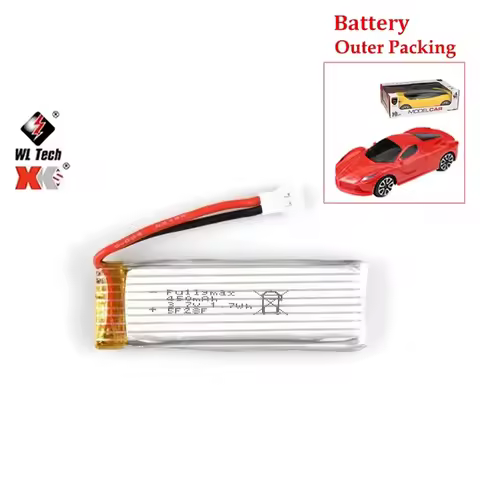 Original RC Battery Lipo Battery Wltoys K110 K110s 3.7V 450mAh 1S Helicopter RC Battery For XK V977 