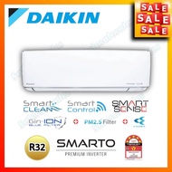 DAIKIN SMARTO 5-STAR PREMIUM INVERTER 1HP / 1.5HP / 2HP Air Conditioner FTKH Series Aircond