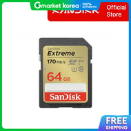 Sandisk | Sandisk Official Seller Extreme 64Gb Standard Sd Card Dxv2 (Sdsdxv2-064G-Gncin)