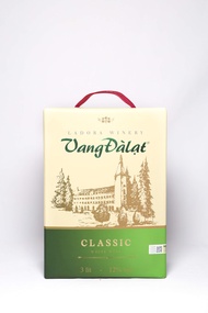 Hộp rượu vang 3 lít - Rượu Vang Đà Lạt Classic White Wine
