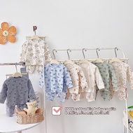 Korean cotton set 4c long sleeve OKids bomb pants