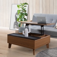 SB Design Square SB FURNITURE โต๊ะกลางไม้ล้วน รุ่น Missouri สีไม้เข้ม (80x60x32 ซม.)