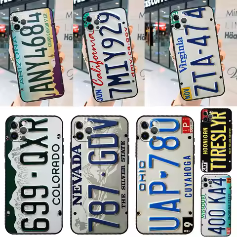 License Plate Case For Samsung Galaxy A56 A36 A26 A16 A06 A15 A52 A53 A33 A13 A34 A54 A14 A35 A55 A2