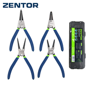 Zentor ชุดคีมถ่างแหวน คีมถ่างแหวน 4 ชิ้น แบบตรง งอ ถ่างเข้าออก พร้อมกล่องจัดเก็บ ใช้แรงน้อย Circlip