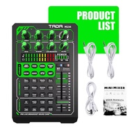 Mini Mixer Effect Digital TADA M-234 Microphone External Bluetooth Podcast Sound Card with 20 Effect