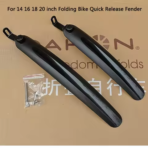 14/16/18/20 inch Folding Bike Fender For Dahon 412 P8 Front Rear Bicycle Wings Mudguard Plastic Rain