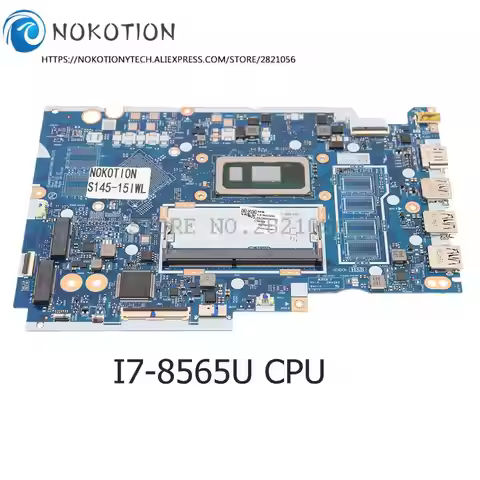 NOKOTION 5B20S41730 5B20S41729 FS441 FS540 NM-C121 For Lenovo S145-15IWL V15-IWL Laptop Motherboard 