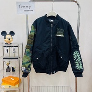 [HIGH QUALITY] - Jacket Bomber Bap3 B@thing AP3 Black Blue Sleeves Hottrend - High Quality Products