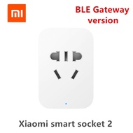 Xiaomi Smart WiFi Socket 2 Plug บลูทูธ เกตเวย์เวอร์ชั่น รีโมตคอนโทรล ทํางานร่วมกับ Xiaomi Smart home Mijia Mi แอพบ้าน
