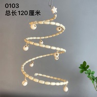 Parrot Bird Toy Rotating Stair Climbing Boredom Relief Toy Natural Wooden Beads Fun Xuanfeng Tiger S