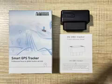 Mini Vehicle Locator ACC Detection Plug-and-Play Car GPS Device 4G OBD2 GPS Tracker Compatible Googl