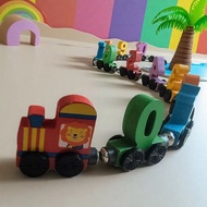 < M.a > Children's Number Train Toys Magnetic Train Toys Children's Educational Toys Magnetic Number