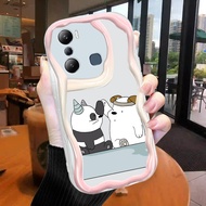 Duang Infinix X650 X655 X657 X688 X6511 X6823 C B X656 X680 X665E 6511 X6823C Phone Case Pattern We Bare Bears Soft Protective Cover