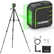 Huepar U011G green beam 2 lines self-leveling laser level with pulse mode & 2200mAh battery laser to
