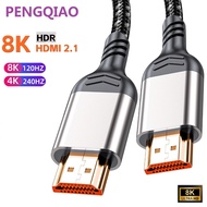 HD HDMI Cable 8K@60Hz/4K@240Hz HDMI 2.1 Fiber Optic Cable for Laptops TV Monitors