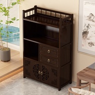 [48H ] Tea Cabinet Storage Rack Tea Cabinet Storage Rack Household Tea Cabinet Tea Table Side Cabine