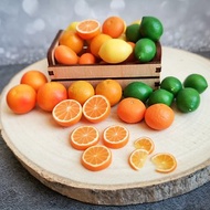 微型水果 橙子橘子檸檬酸橙葡萄柚 玩具屋食品