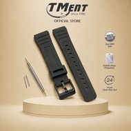 Casio Watch Strap F91W F105W F106W F94W F93W F28W PU Wrist Rubber Band Resin Tali Jam Tangan F 91W F