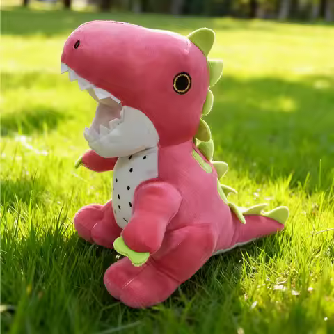 Dragon Fruit Tyrannosaurus Rex Plush Toys Unique Decorative Ornaments Exquisite Sleeping Companionsh