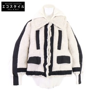 Sacai 17-03482 17AW Tweed Docking Down Jacket Size 1 [二手]