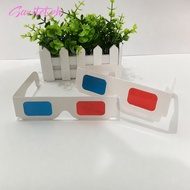 Red Blue 3D Glasses Paper Frame Anaglyph 3D Cinema Viewing Glasses Movies Video ️ST