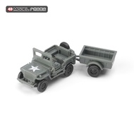 4D Assembled 1/72 US Army Multi-Purpose Off-Road Vehicle GP Willis Car Model Military Toy Ornaments 