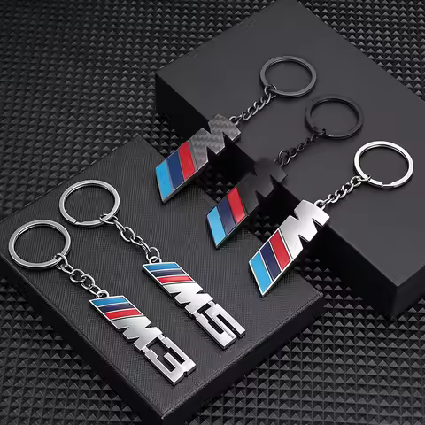 Metal M Logo Car Keychain Keyring For BMW X1 X2 X3 X4 X5 X6 F48 G80 E84 E83 G01 G11 G07 G86 Key Chai
