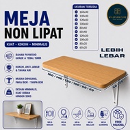 [WILDFURNITURE] FLOATING WALL-MOUNTED NON-FOLDING TABLE 160X40 140X40 120X40 100X40 80X40 60X40 60X2