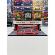 Inno Models Inno64 Nissan Skyline R34 R-Tune Active Red with Carbon Bonnet