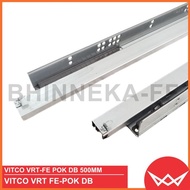 TANDEM VITCO/DTC FE-POK PUSH TO OPEN DRAWER RAIL 500MM FULL EXTENSION PRICE 1 PSG