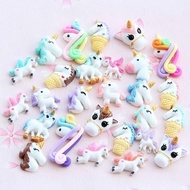 All ABOUT UNICORN CHARM/slime art craft scrapbook Pony Decoration - Random