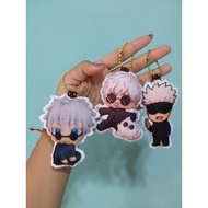 GANTUNGAN Gojo Satoru Flannel Keychain