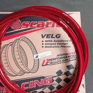 MERAH Red SCARLET RACING Rims Size 18 RX KING SCARLET RX KING Rims Size 18-185 18-160 RX KING RING R