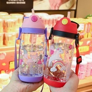 600ml Kids Cute Water Bottle BPA Free Drinking Bottle