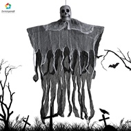 Halloween Hanging Skeleton Ghost Prop Creepy Haunted House Decor Outdoor Indoor